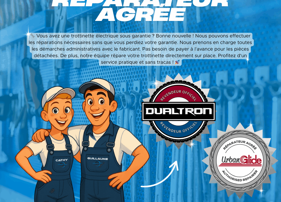 réparateur agréé DUALTRON URBANGLIDE