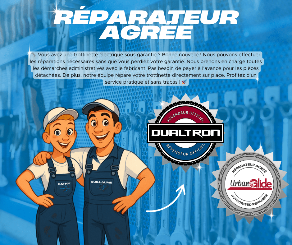 réparateur agréé DUALTRON URBANGLIDE