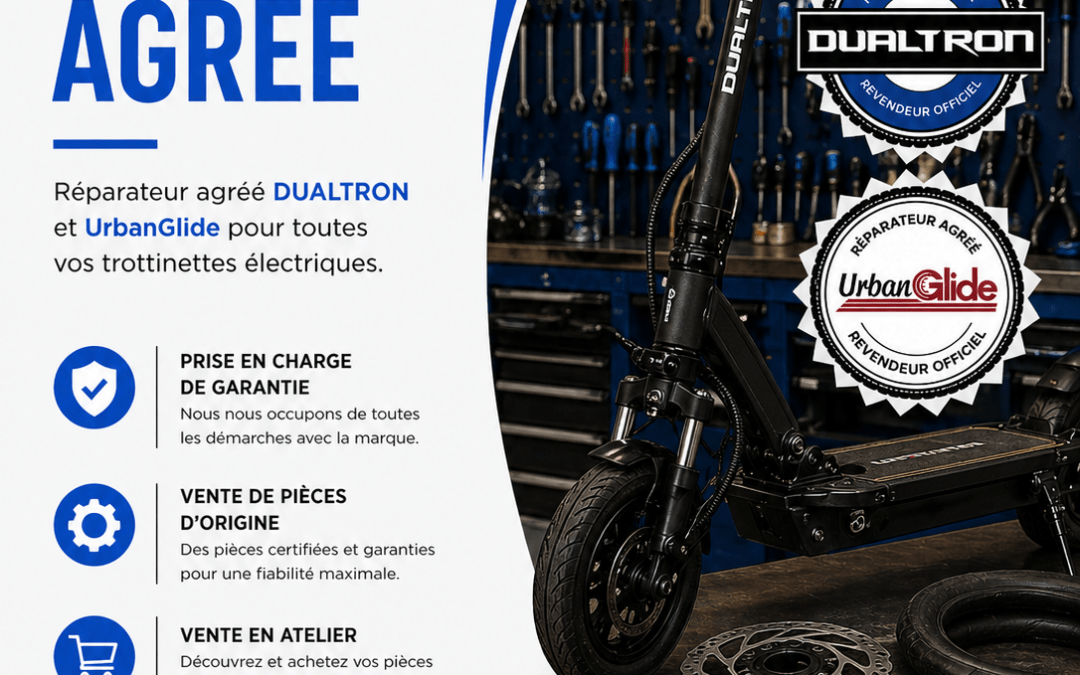 Réparateur agréé DUALTRON et URBANGLIDE à Monteux